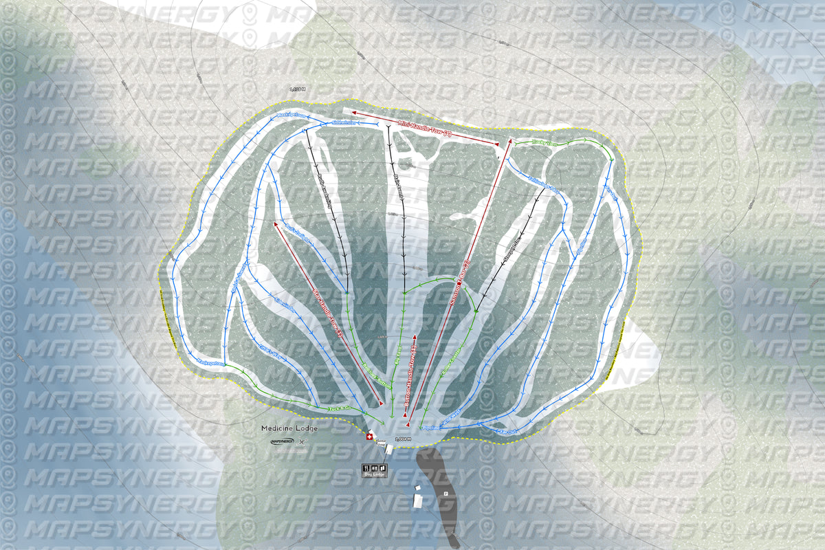 Medicine Lodge trail map