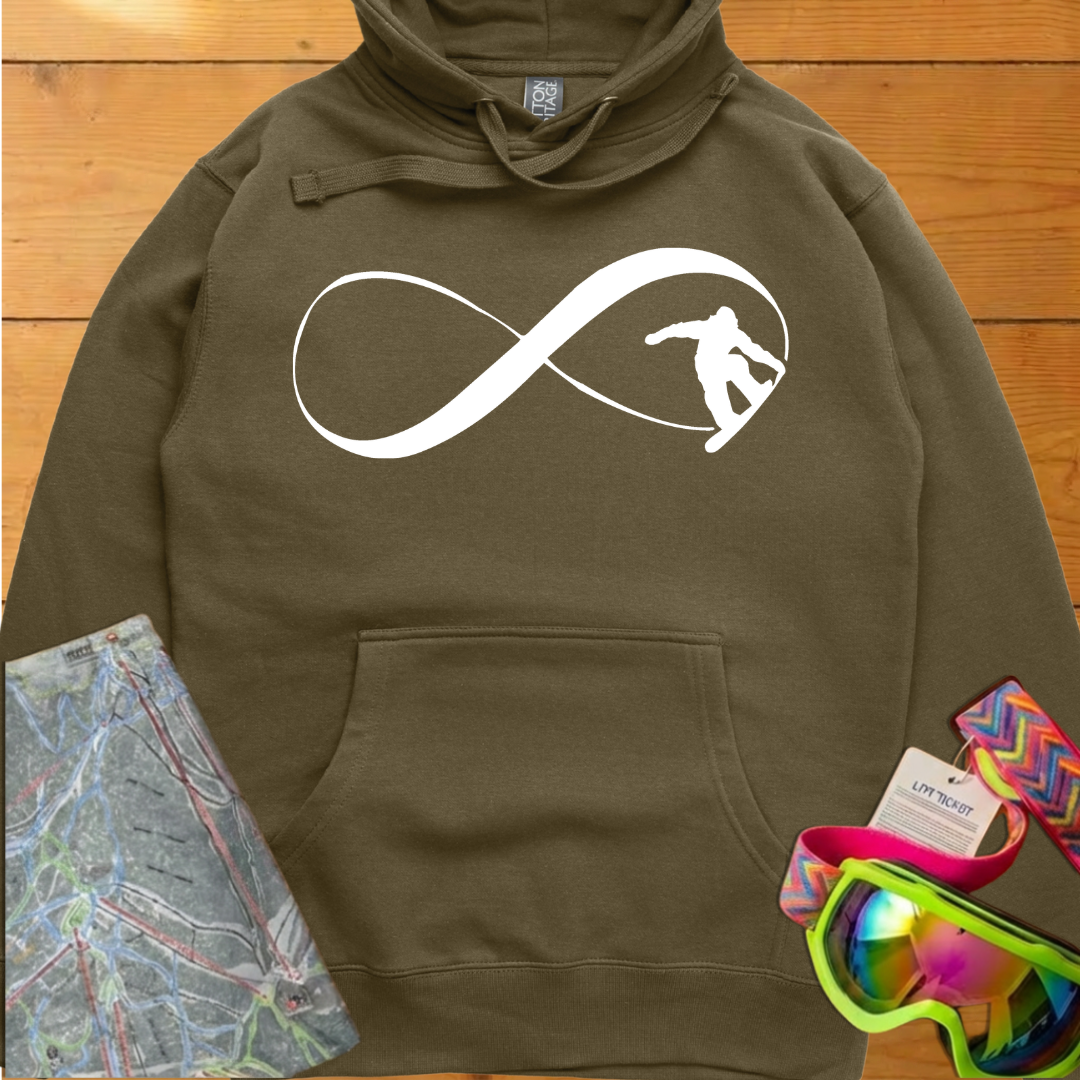 Infinite Snowboarding Adventure Hoodie – Endless Ride