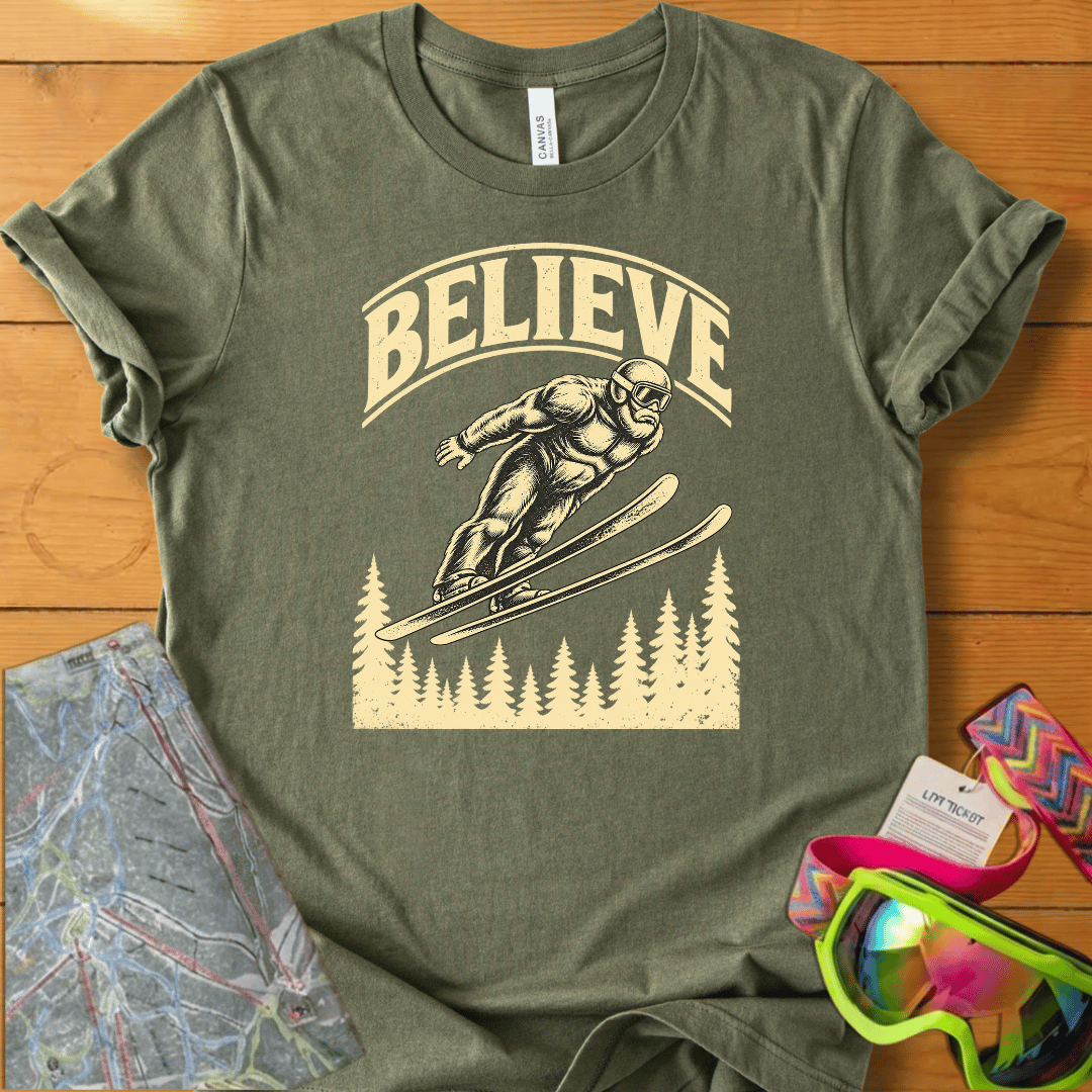 Bigfoot Believe t-shirt