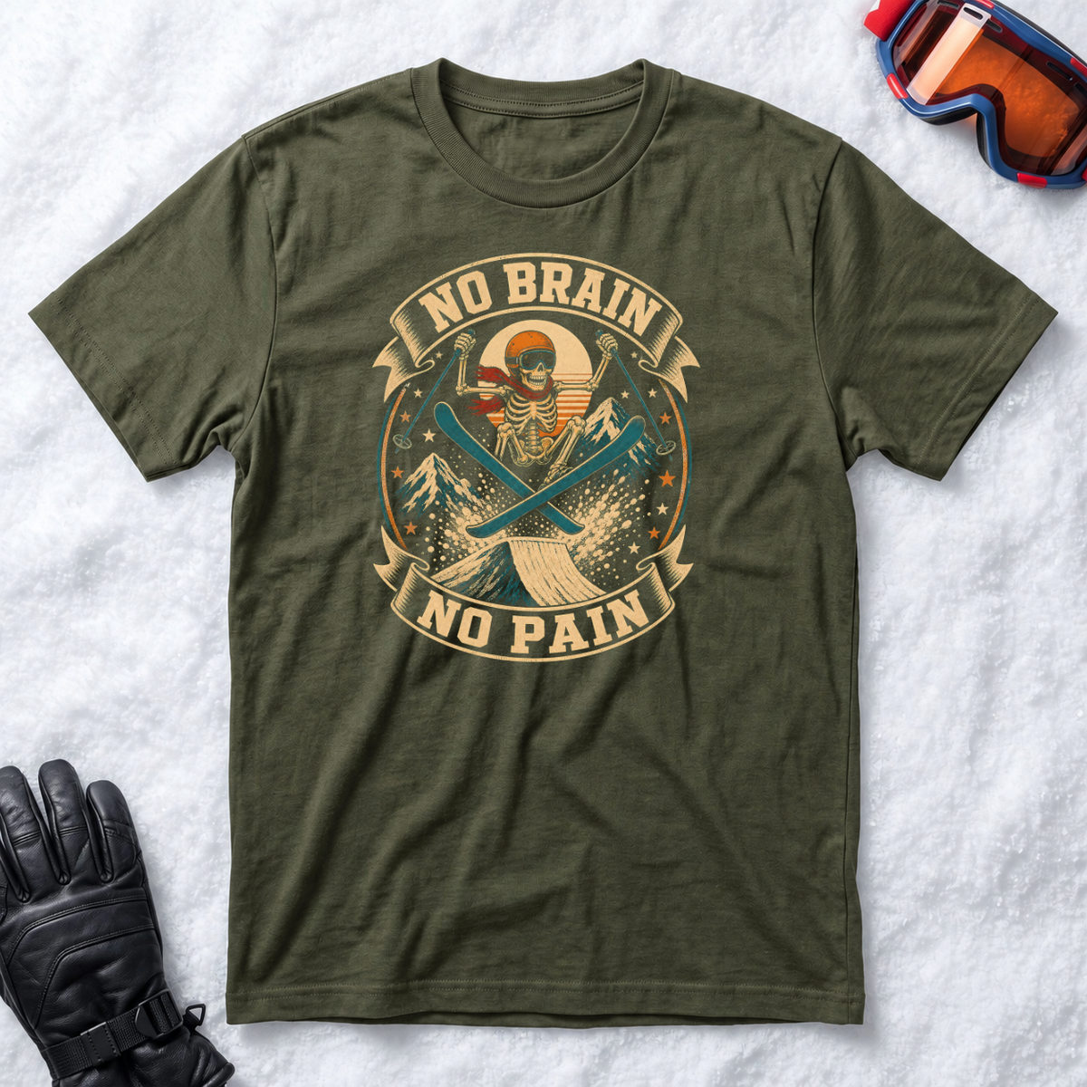 No Brain No Pain – T-Shirt