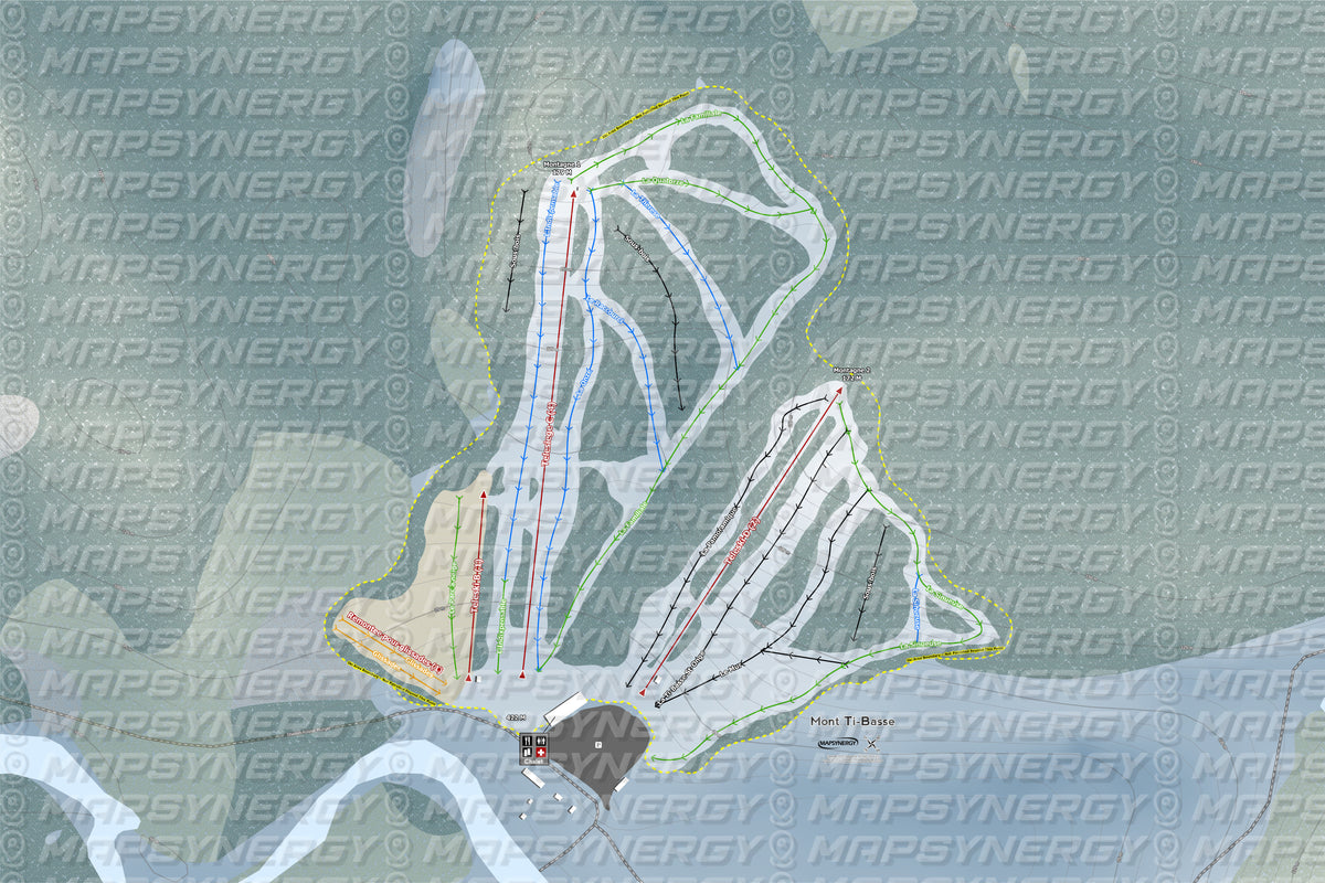 Mont Ti-Basse trail map