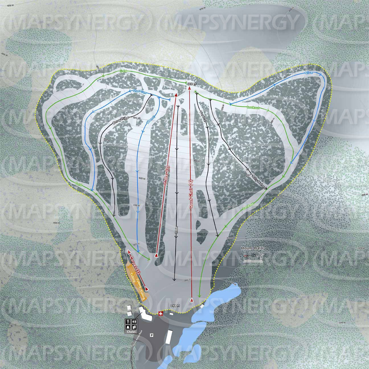 Mount Baldy trail map