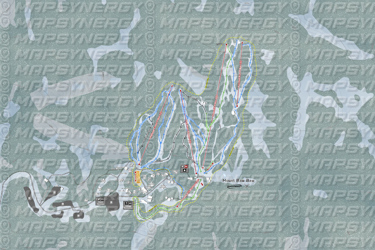 Mount Baw Baw trail map