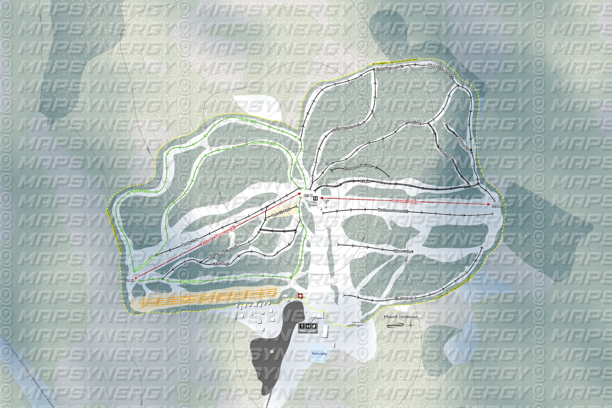 Mount Jamieson trail map