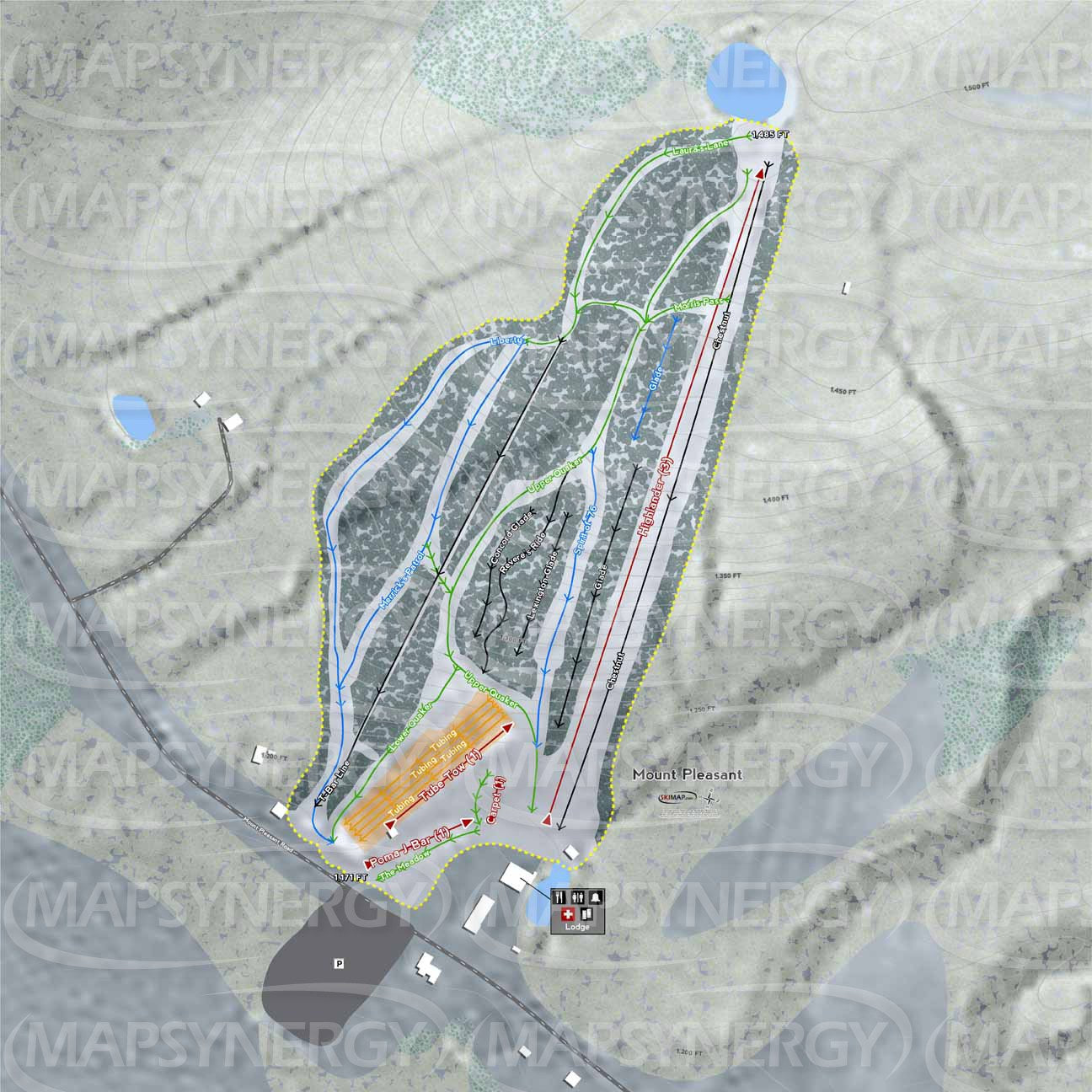 Mount Pleasant trail map