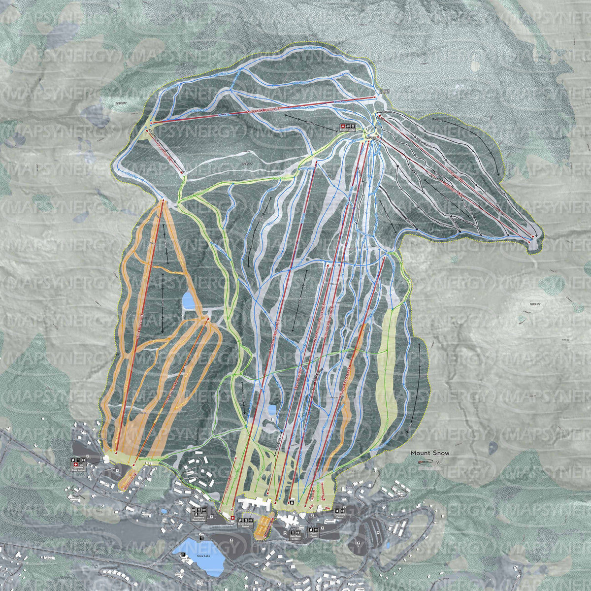Mount Snow trail map