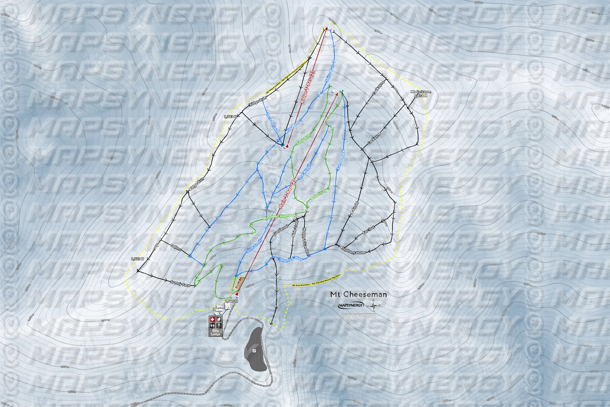 Mt Cheeseman trail map