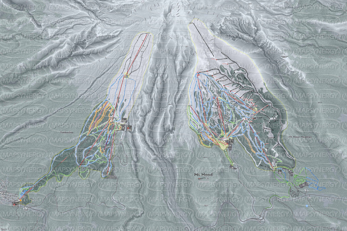 Mt Hood trail map
