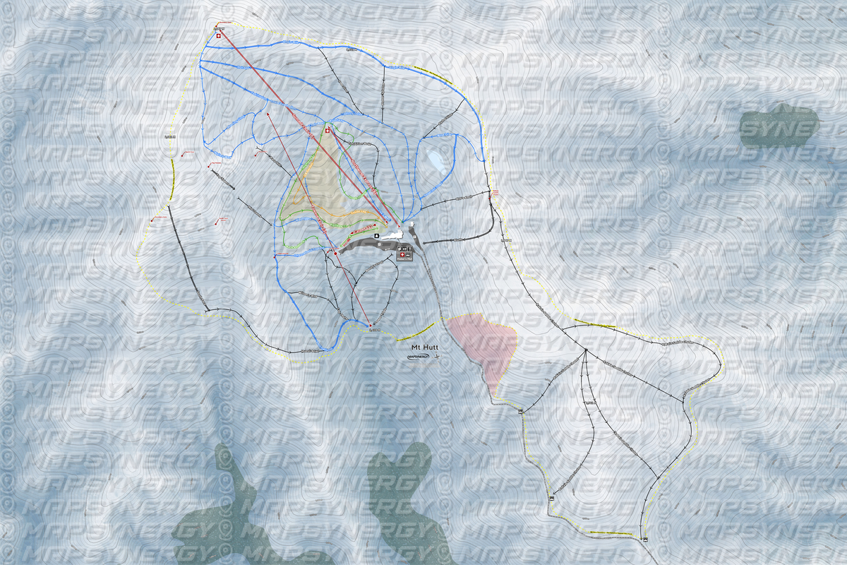 Mt Hutt    trail map