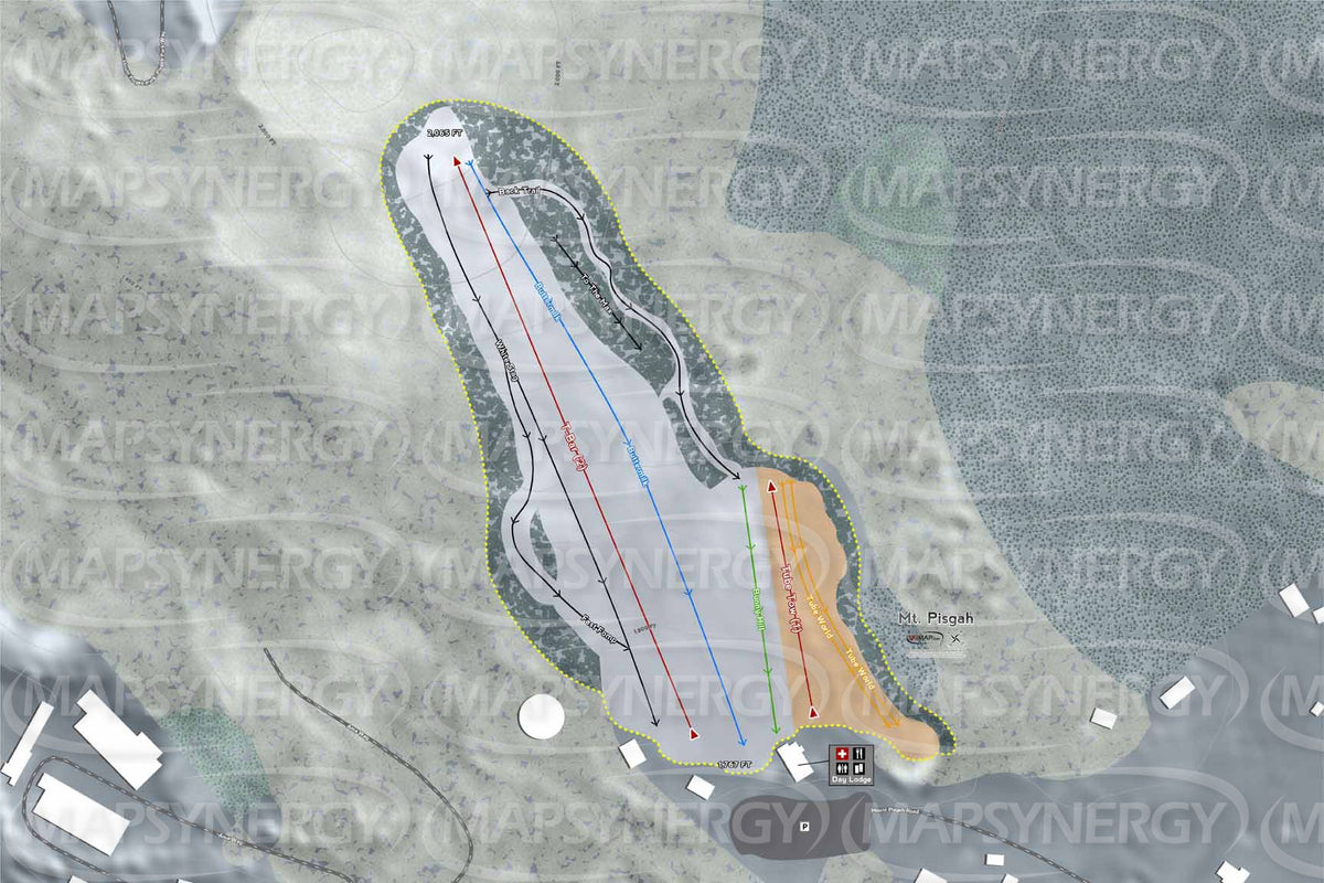 Mt Pisgah trail map