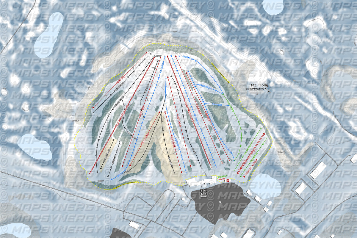 Mt Holly trail map