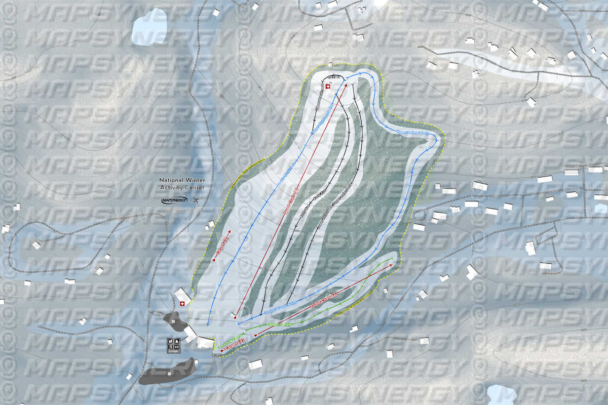 National Winter Activity Center trail map