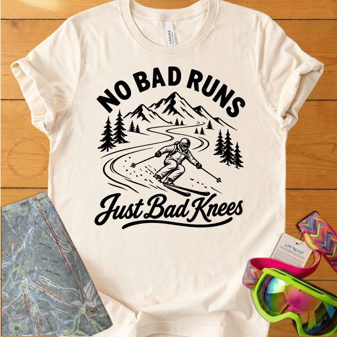 No Bad Runs Just Bad Knees t-shirt