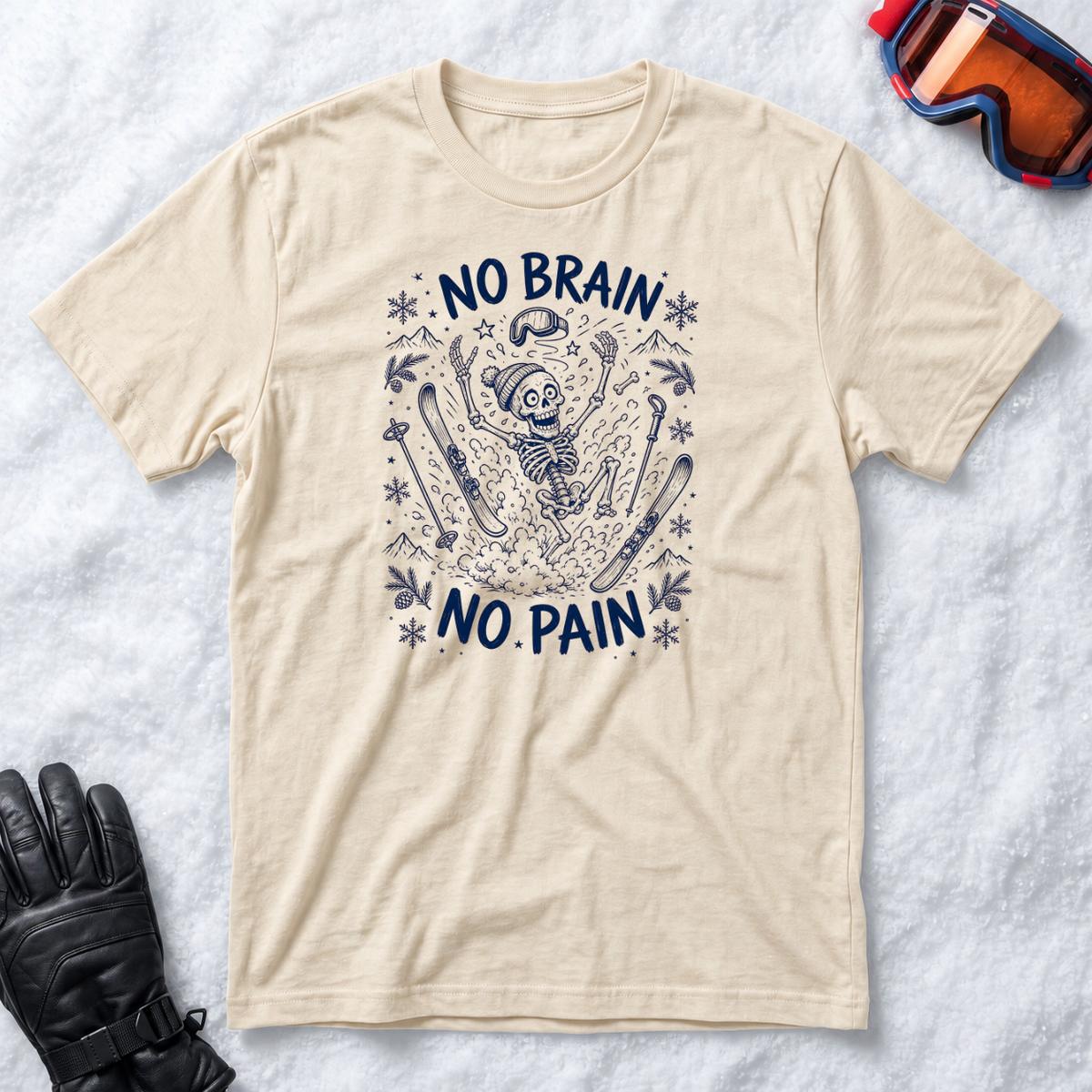 No Brain No Pain – T-Shirt