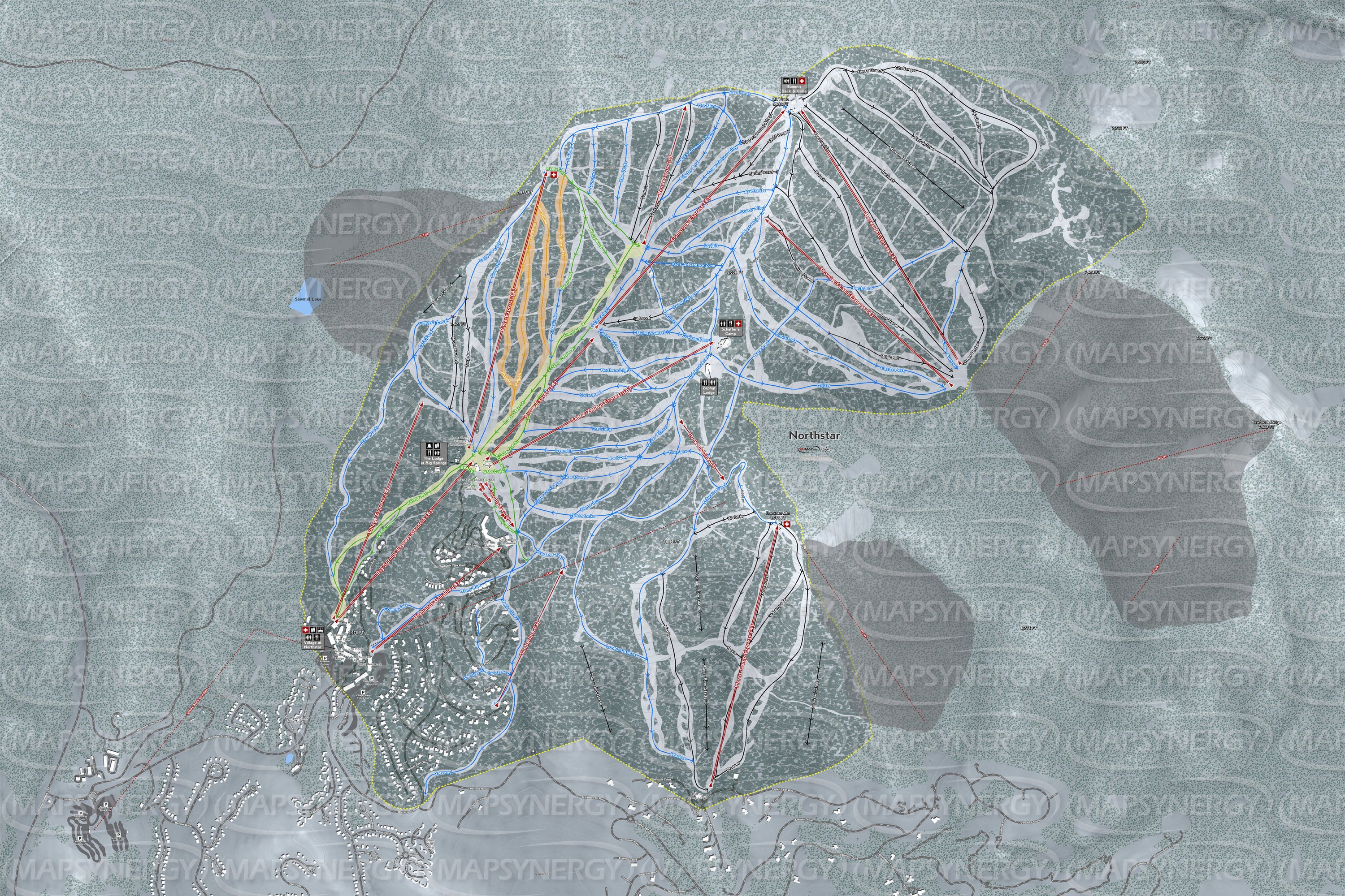 Northstar trail map