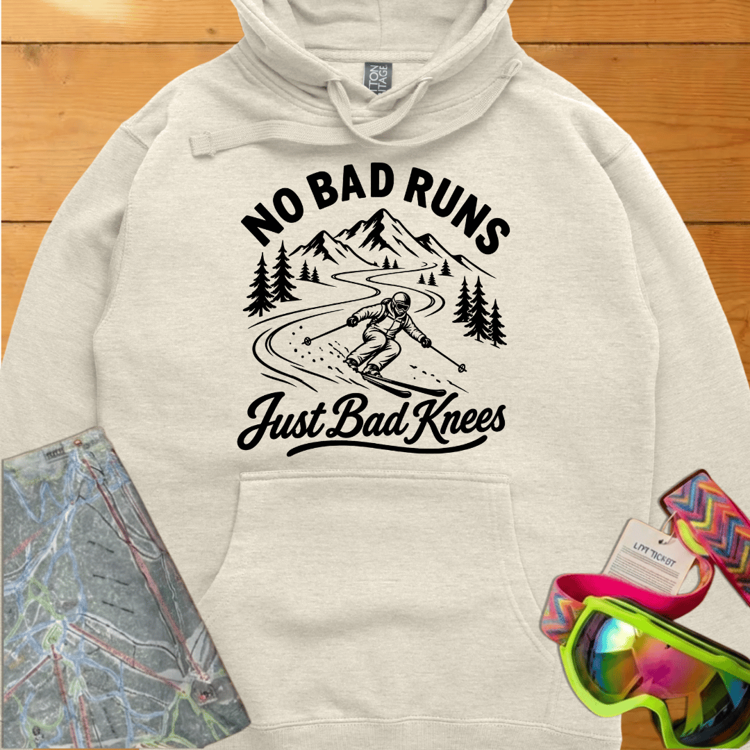 No Bad Runs Just Bad Knees Hoodie