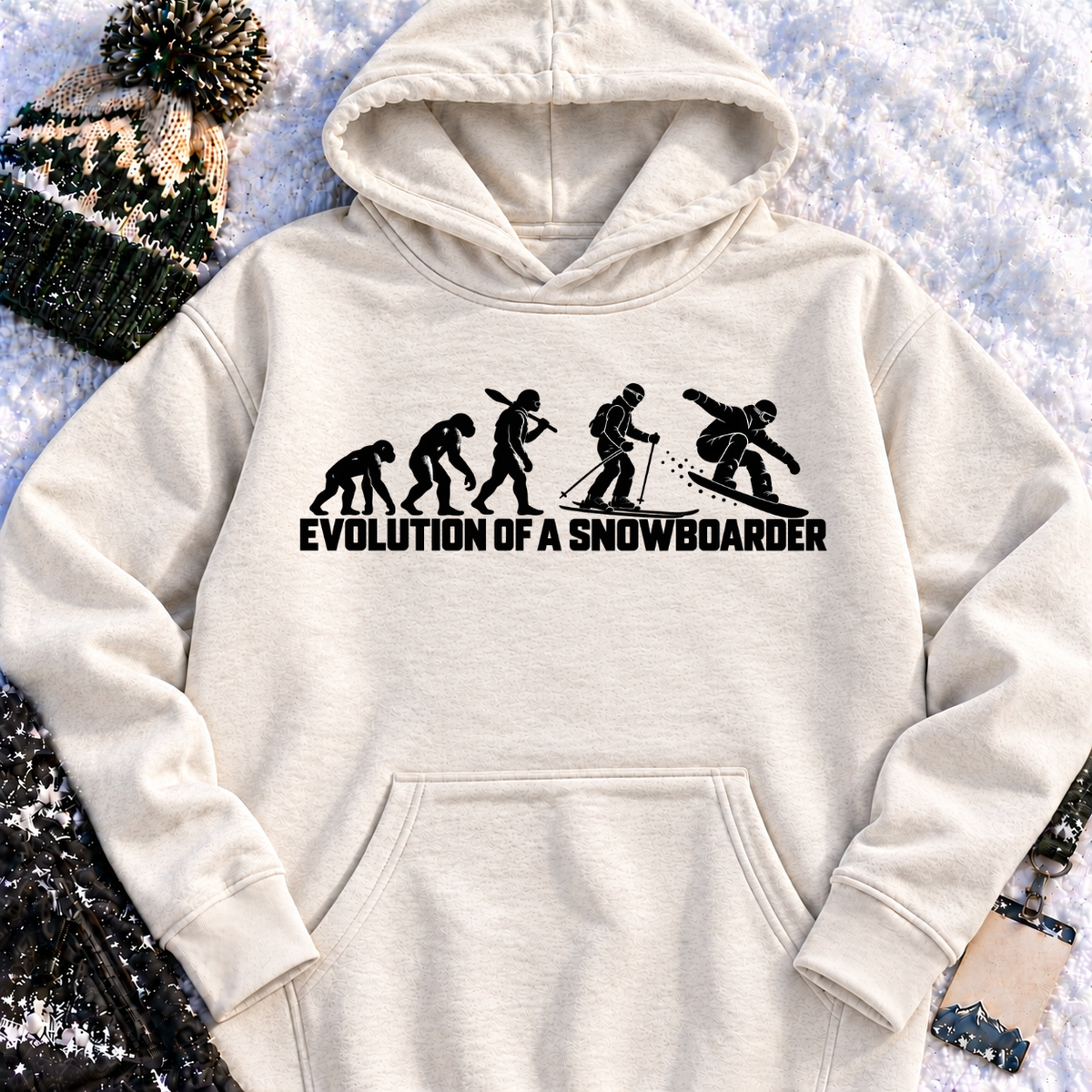 Evolution of Skiing and Snowboarding - Hoodie