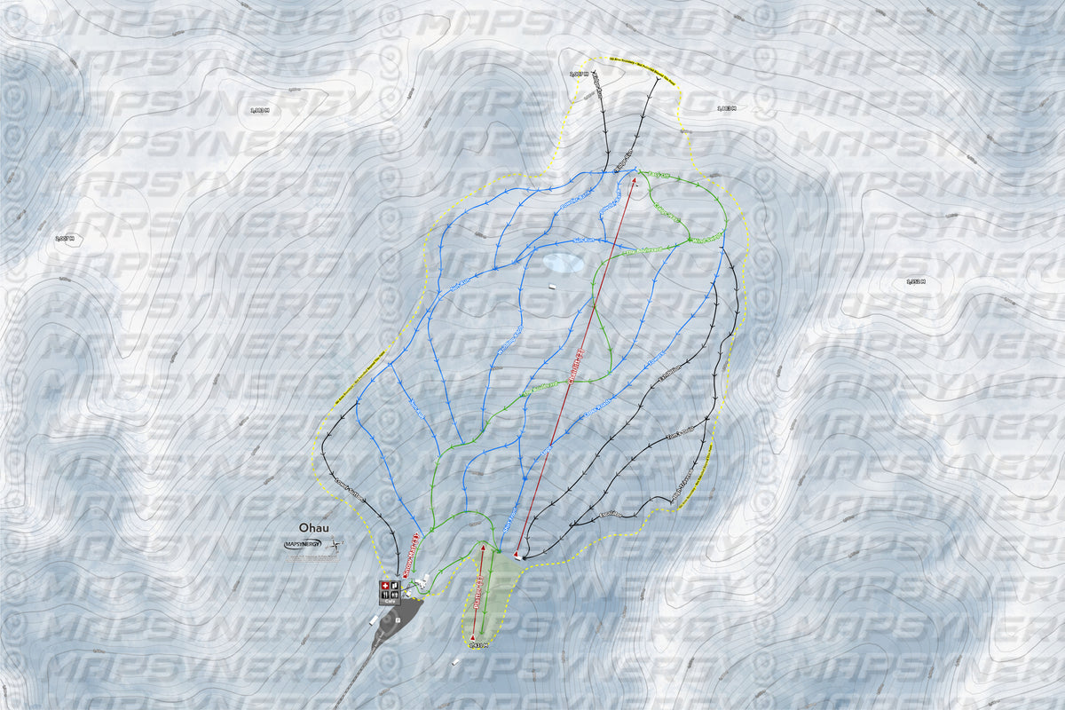 Ohau trail map