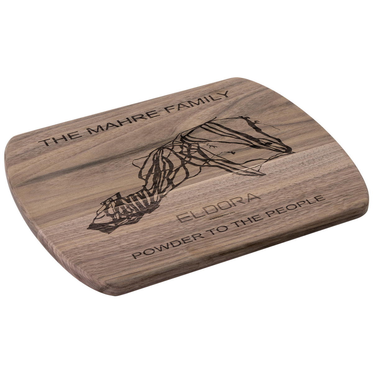 PERSONALIZED Eldora ,Colorado SKI TRAIL MAP CUTTING BOARD