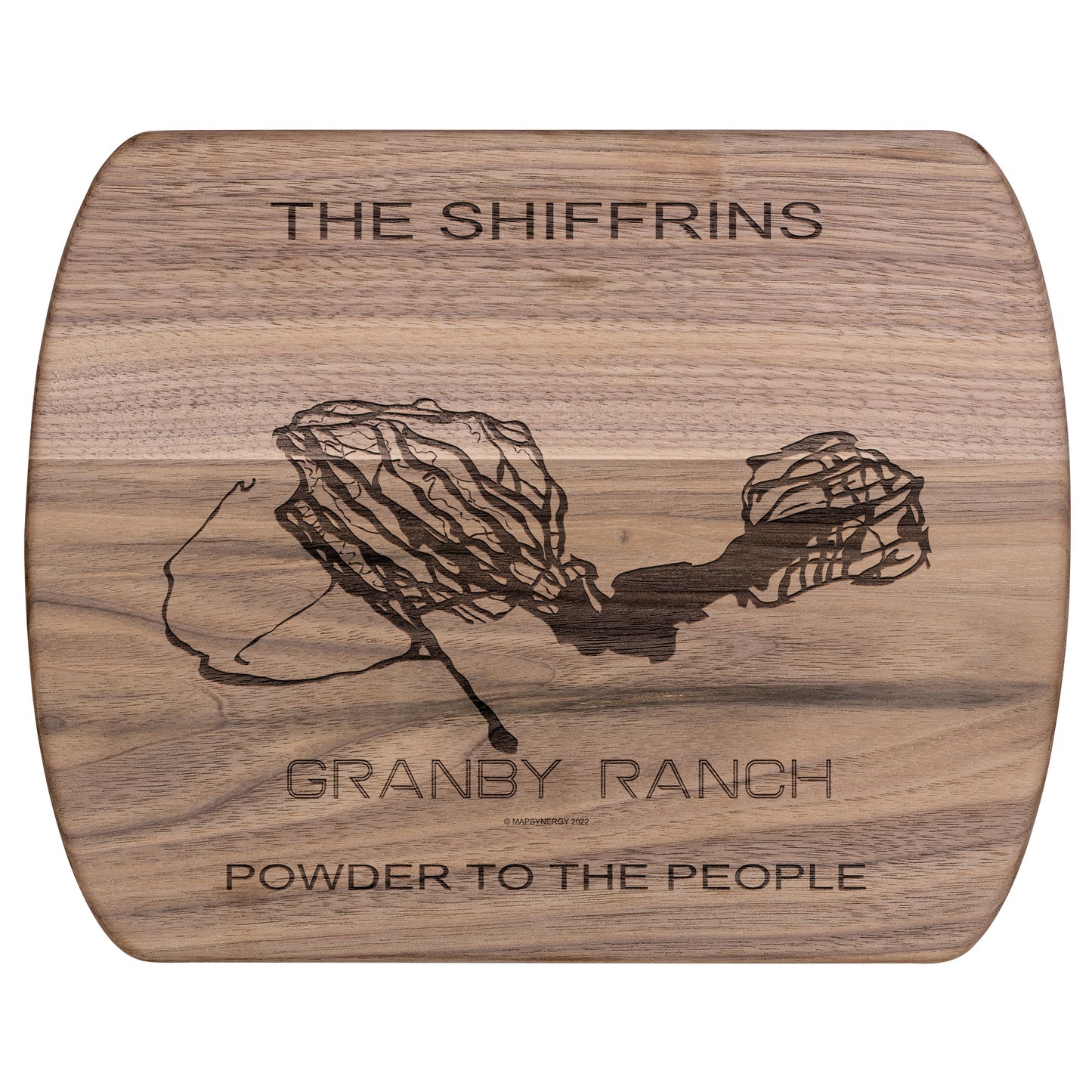 PERSONALIZED Granby Ranch ,Colorado SKI TRAIL MAP CUTTING BOARD