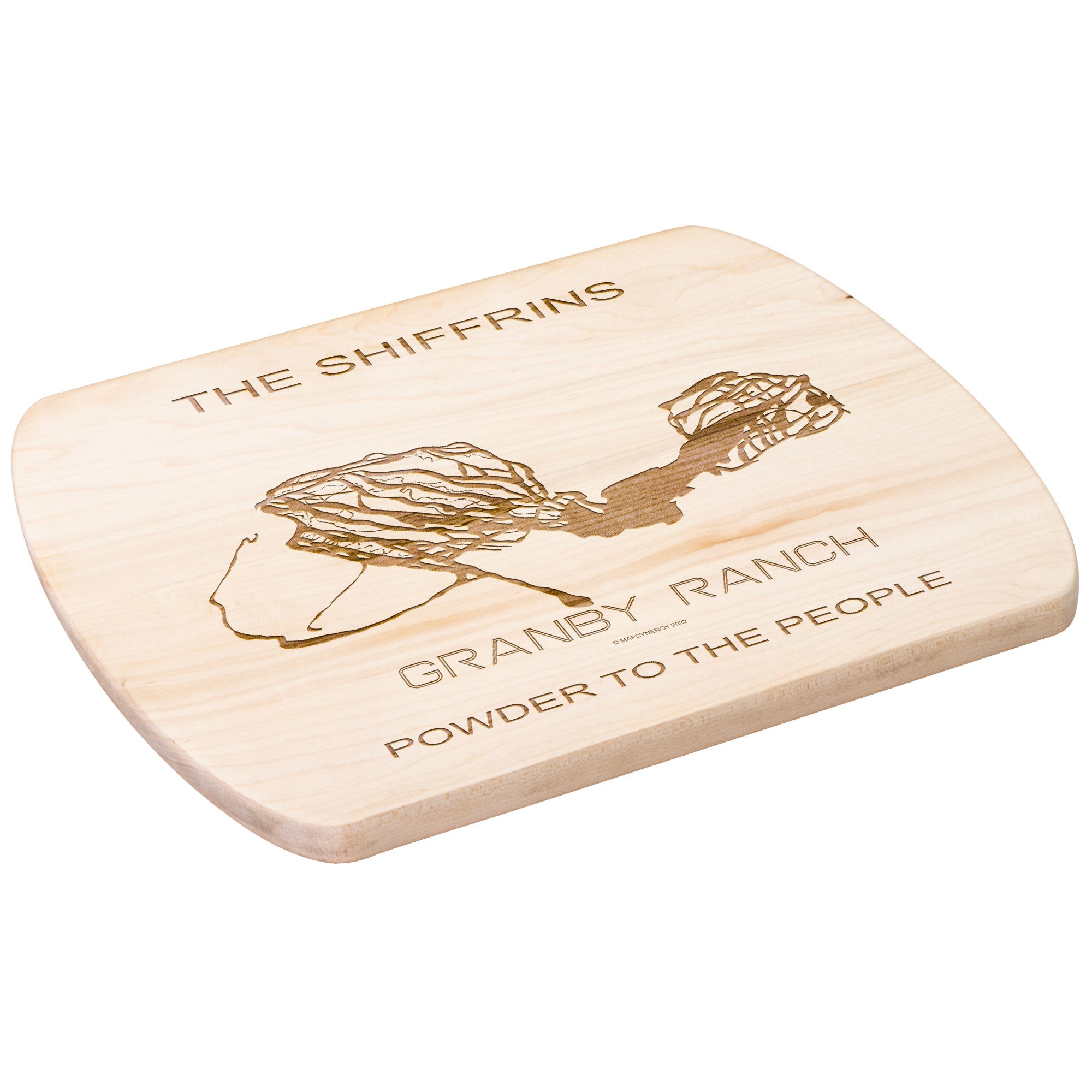 PERSONALIZED Granby Ranch ,Colorado SKI TRAIL MAP CUTTING BOARD