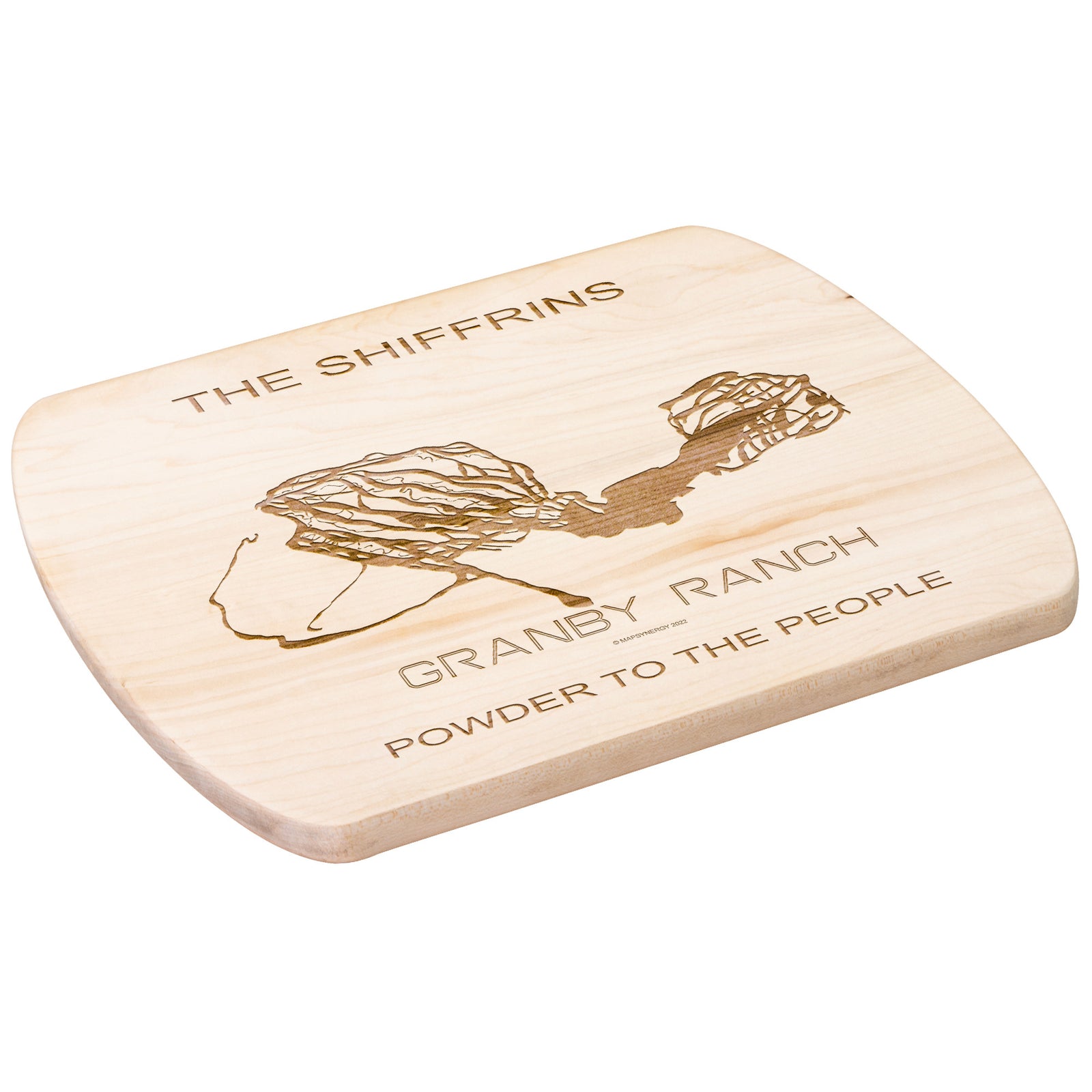 PERSONALIZED Granby Ranch ,Colorado SKI TRAIL MAP CUTTING BOARD