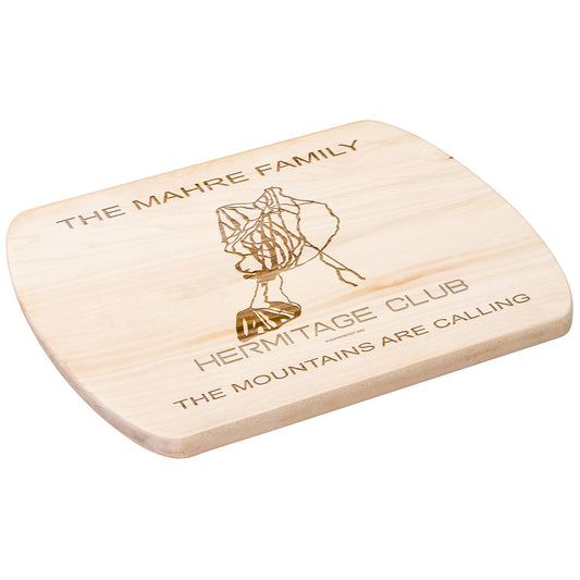 PERSONALIZED Hermitage Club, Vermont  SKI TRAIL MAP CUTTING BOARD