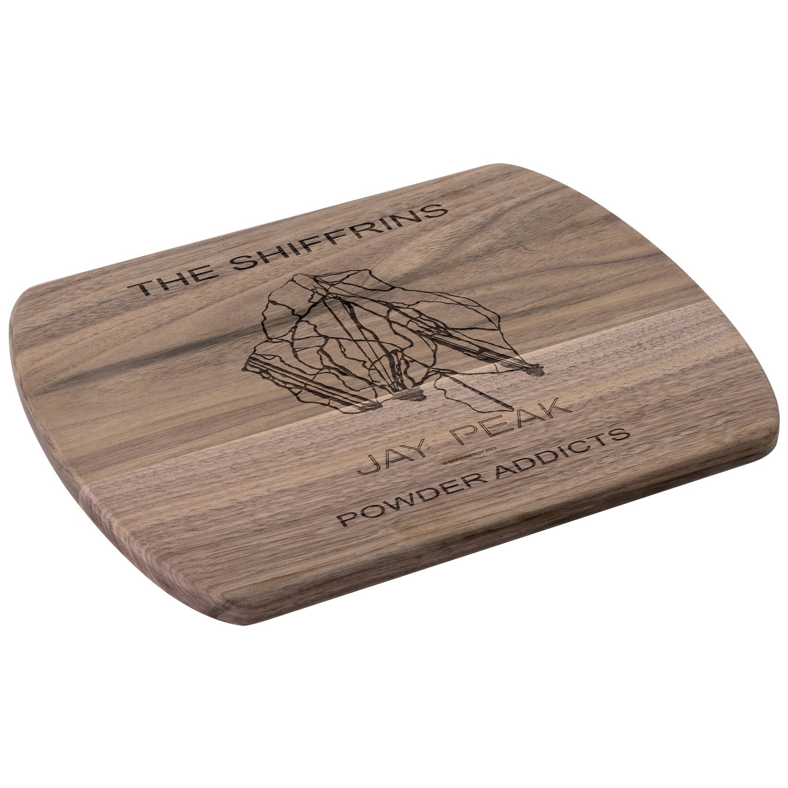 PERSONALIZED Jay Peak, Vermont  SKI TRAIL MAP CUTTING BOARD