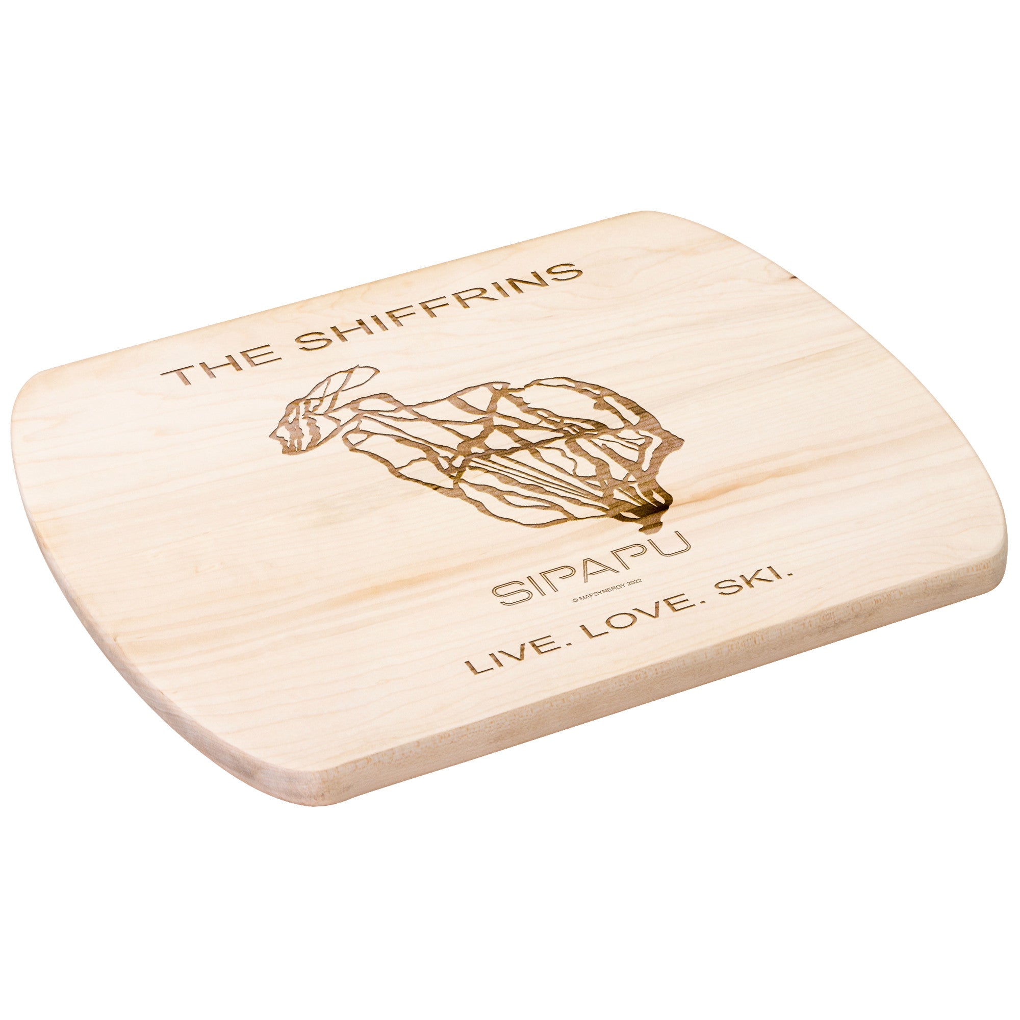 PERSONALIZED Sipapu , New Mexico SKI TRAIL MAP CUTTING BOARD