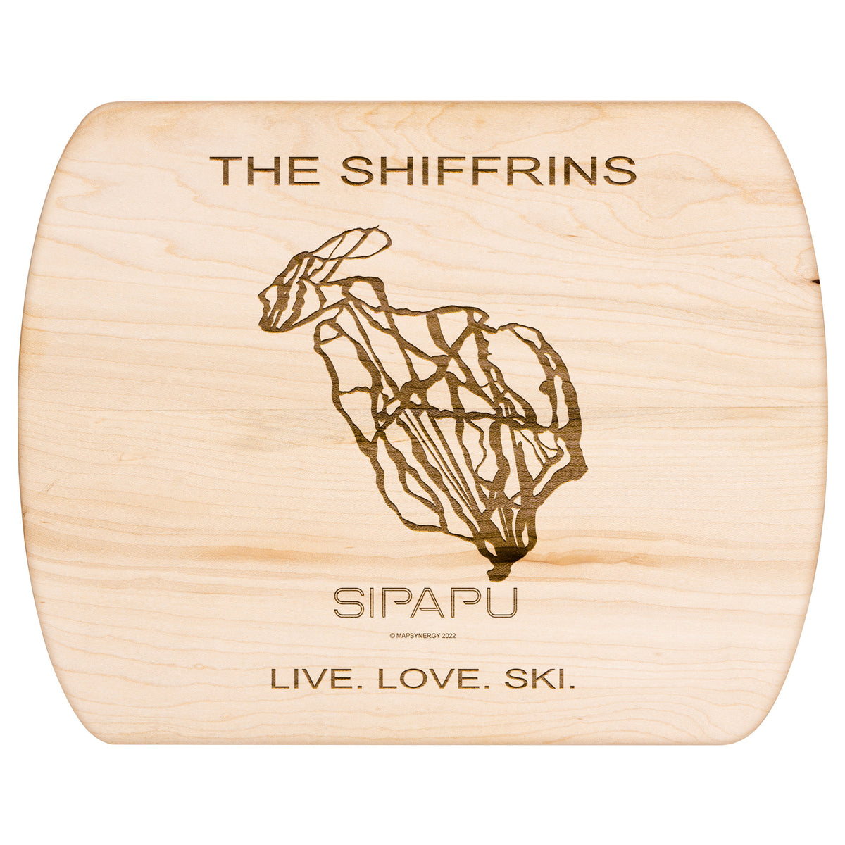 PERSONALIZED Sipapu , New Mexico SKI TRAIL MAP CUTTING BOARD