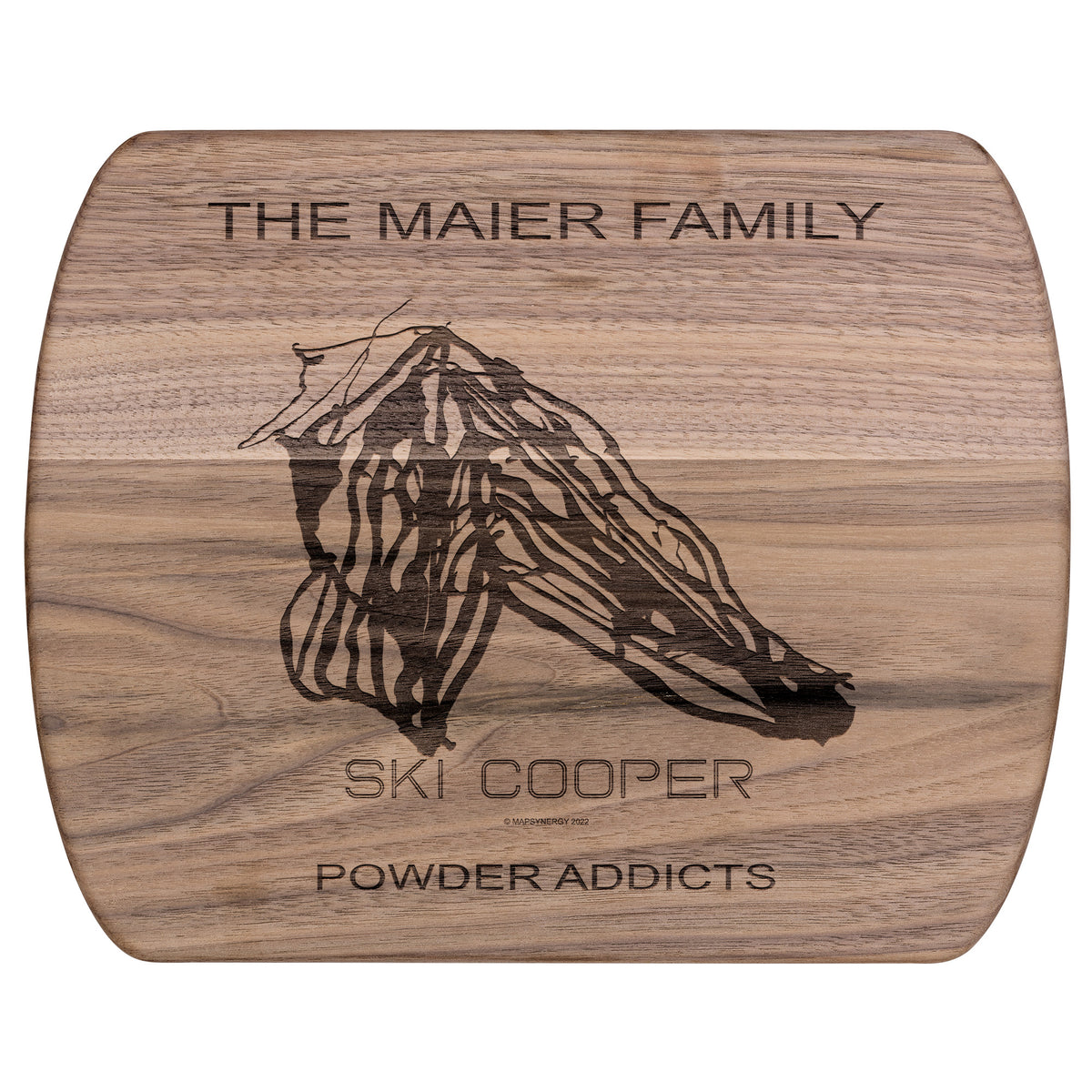 PERSONALIZED Ski Cooper ,Colorado SKI TRAIL MAP CUTTING BOARD