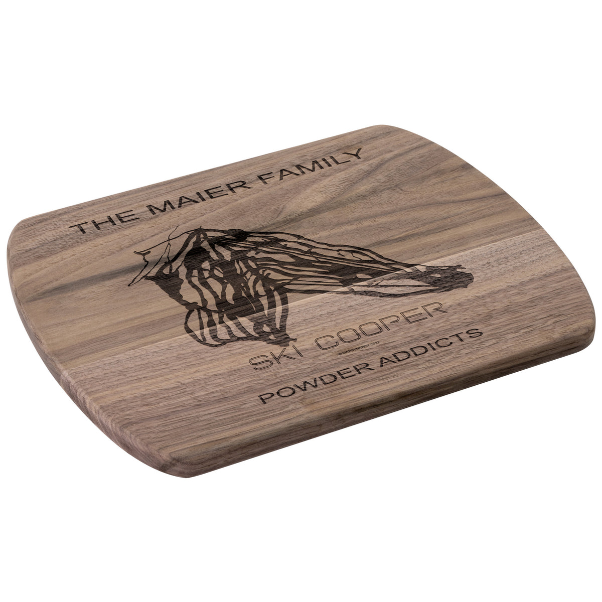 PERSONALIZED Ski Cooper ,Colorado SKI TRAIL MAP CUTTING BOARD