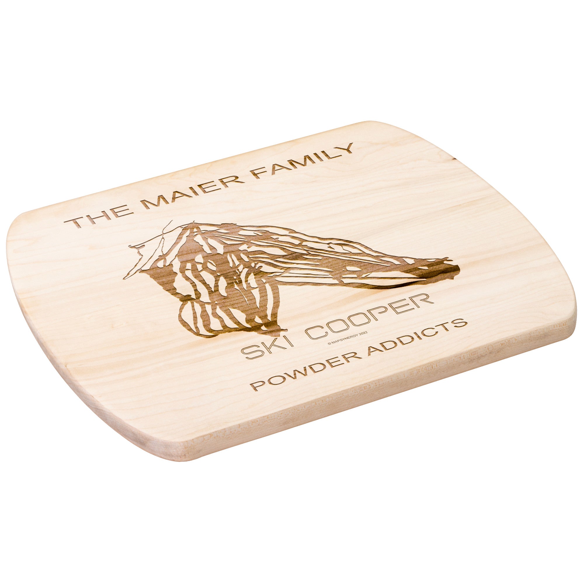 PERSONALIZED Ski Cooper ,Colorado SKI TRAIL MAP CUTTING BOARD
