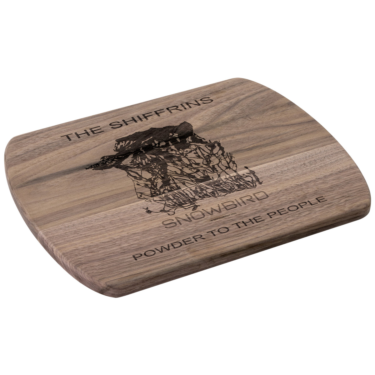 PERSONALIZED Snowbird ,Utah SKI TRAIL MAP CUTTING BOARD
