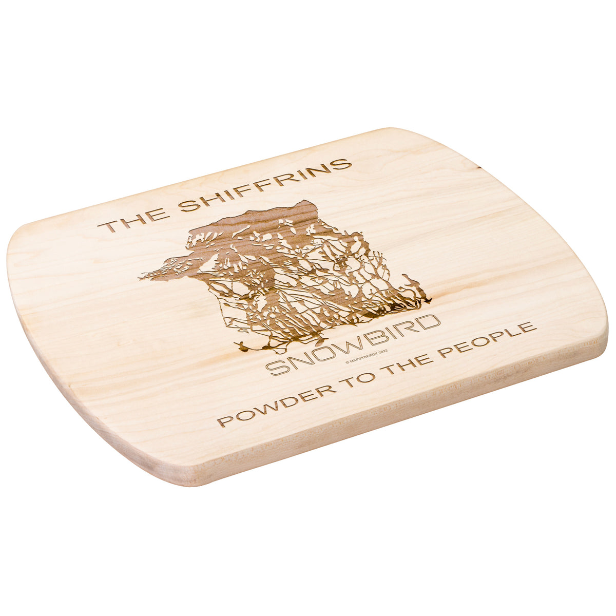 PERSONALIZED Snowbird ,Utah SKI TRAIL MAP CUTTING BOARD