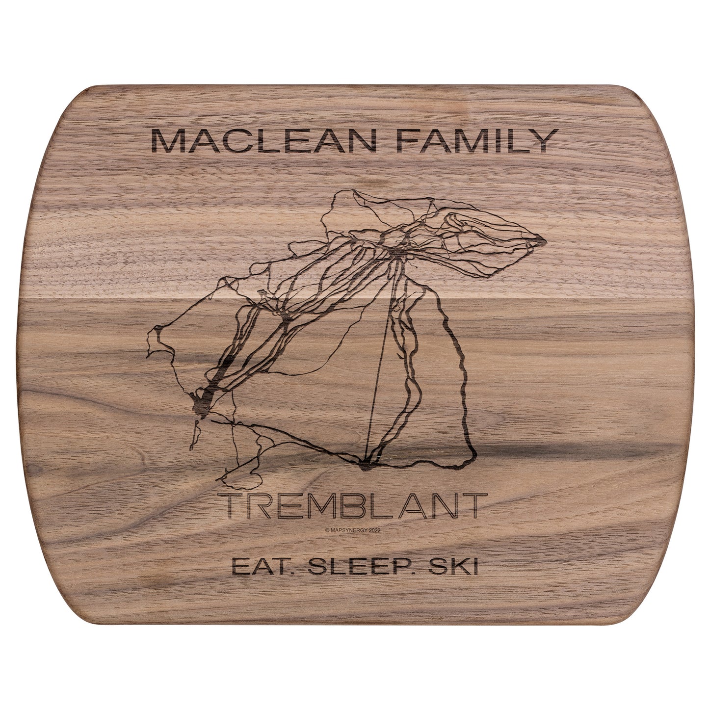 PERSONALIZED Mont Tremblant, Quebec Ski Trail Map Cutting Board