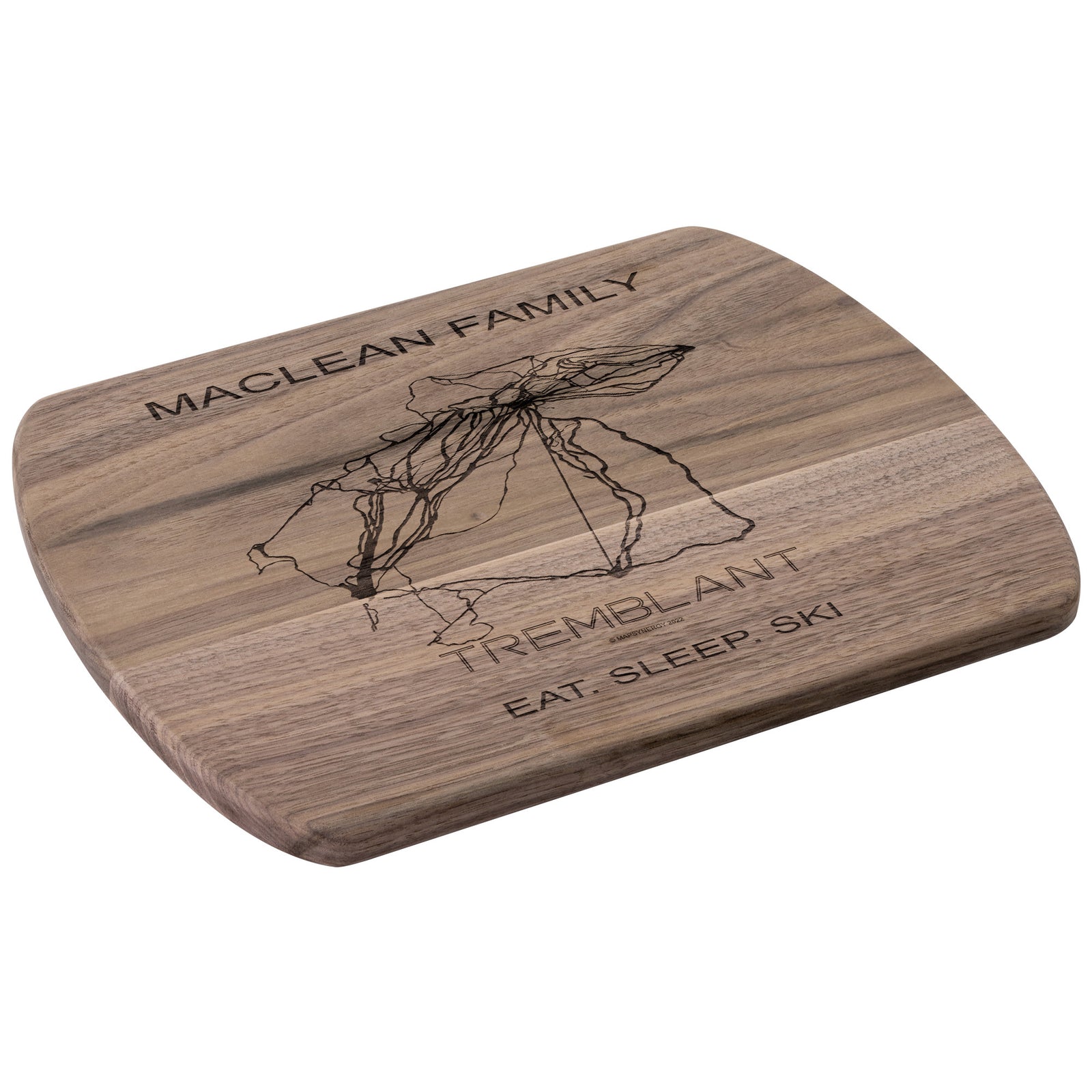 PERSONALIZED Mont Tremblant, Quebec Ski Trail Map Cutting Board