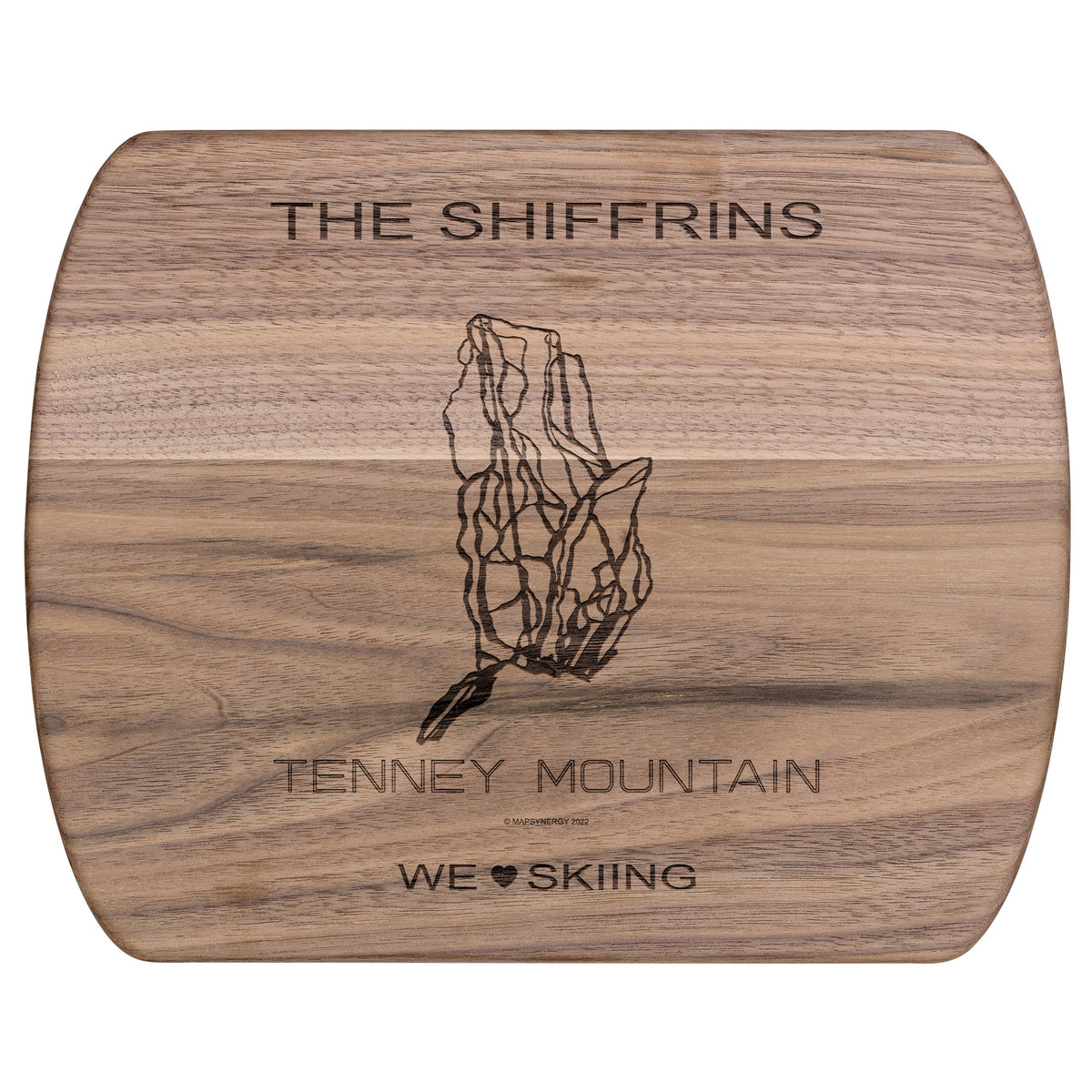 PERSONALIZED  Tenney Mountain, New Hampshire SKI TRAIL MAP CUTTING BOARD