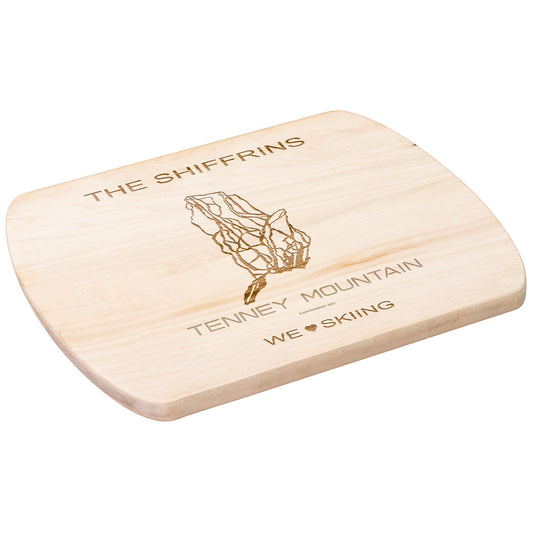PERSONALIZED  Tenney Mountain, New Hampshire SKI TRAIL MAP CUTTING BOARD