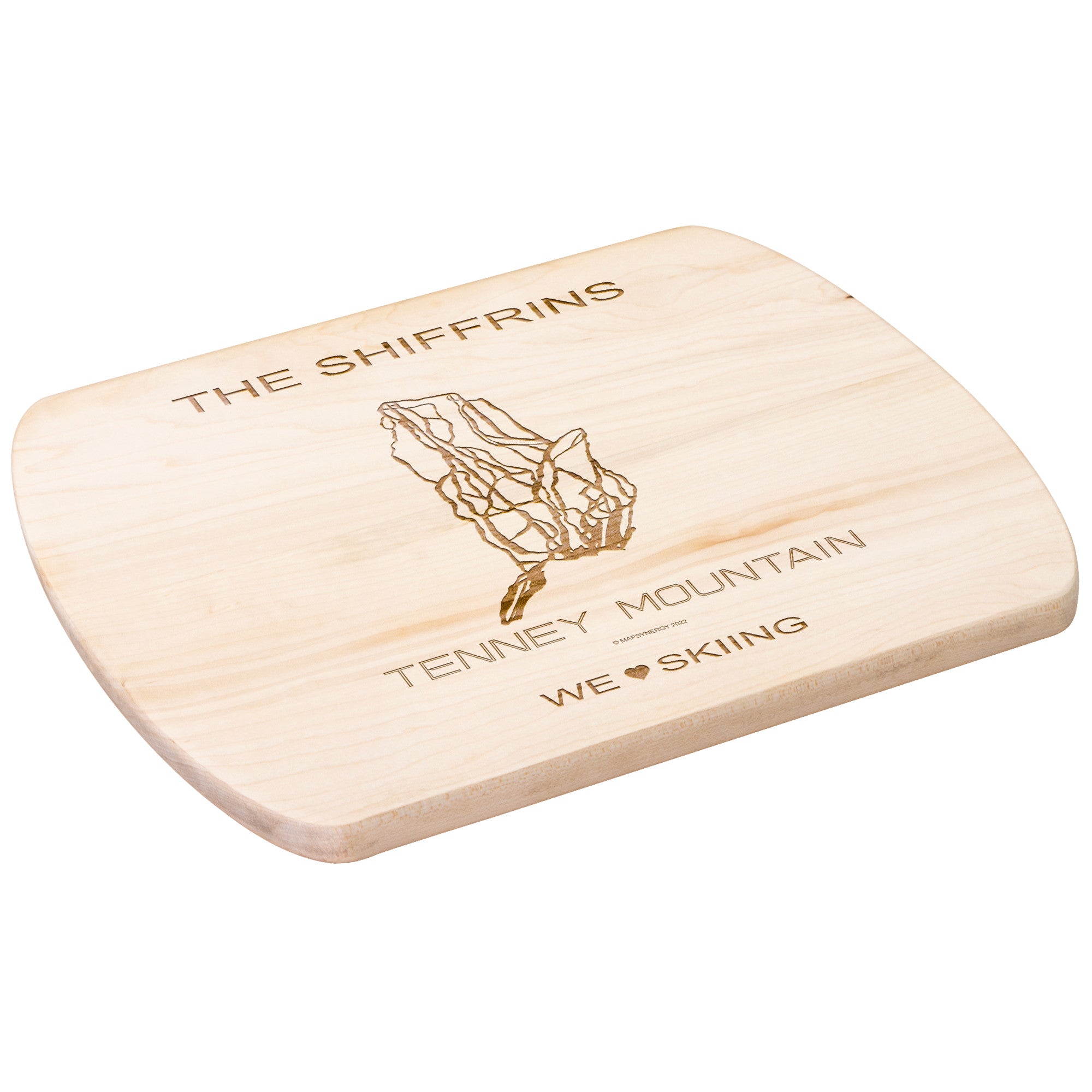 PERSONALIZED  Tenney Mountain, New Hampshire SKI TRAIL MAP CUTTING BOARD