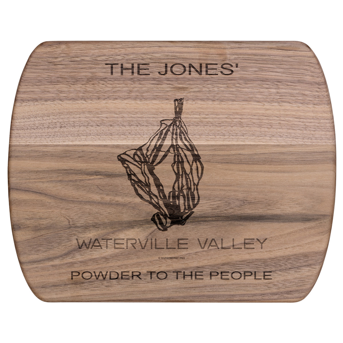 PERSONALIZED  Waterville Valley, New Hampshire SKI TRAIL MAP CUTTING BOARD
