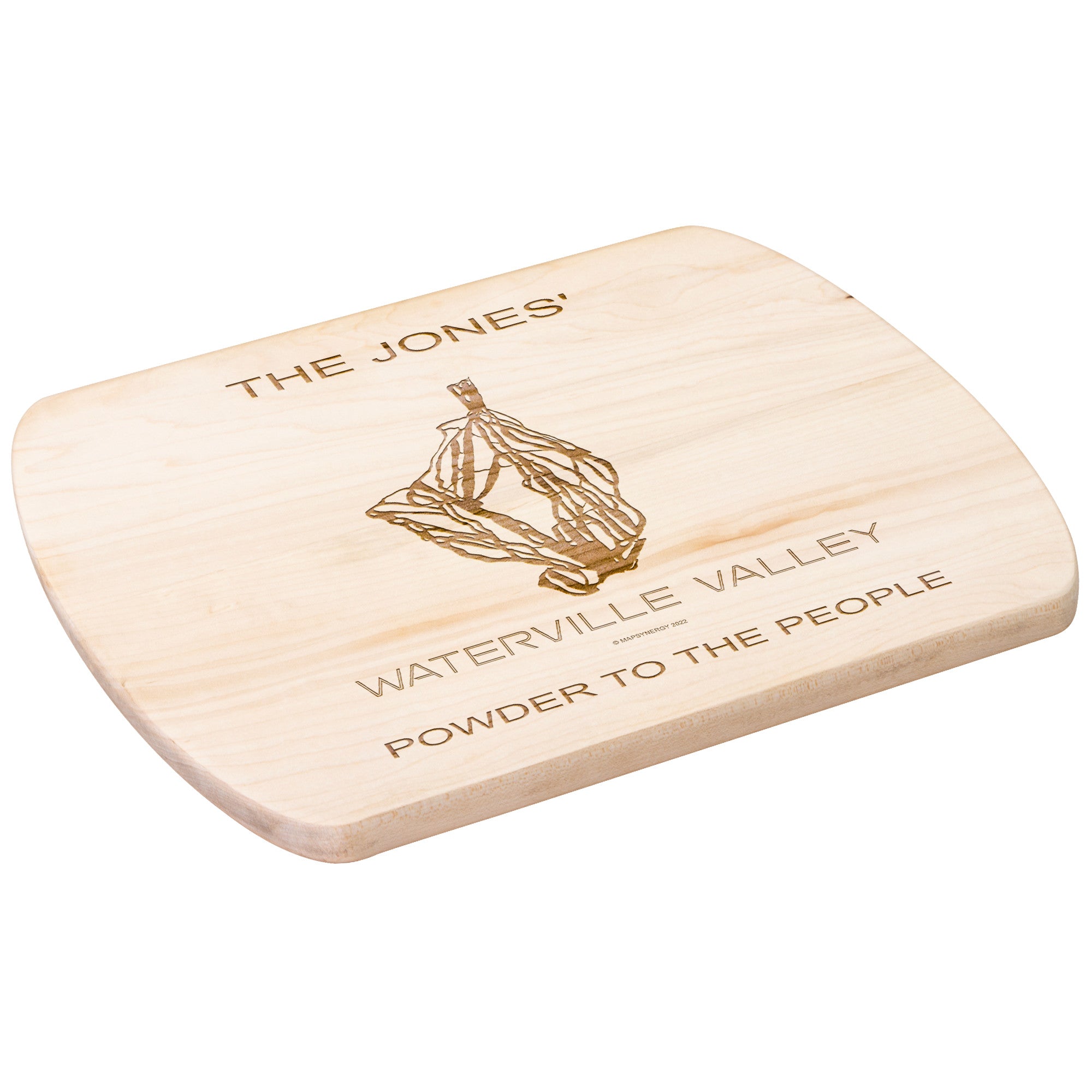 PERSONALIZED  Waterville Valley, New Hampshire SKI TRAIL MAP CUTTING BOARD