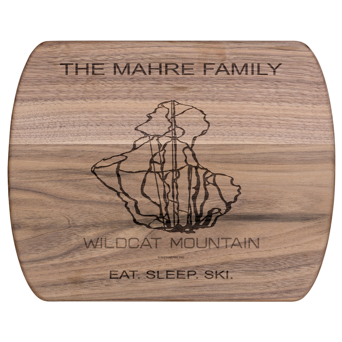 PERSONALIZED  Wildcat Mountain, New Hampshire SKI TRAIL MAP CUTTING BOARD