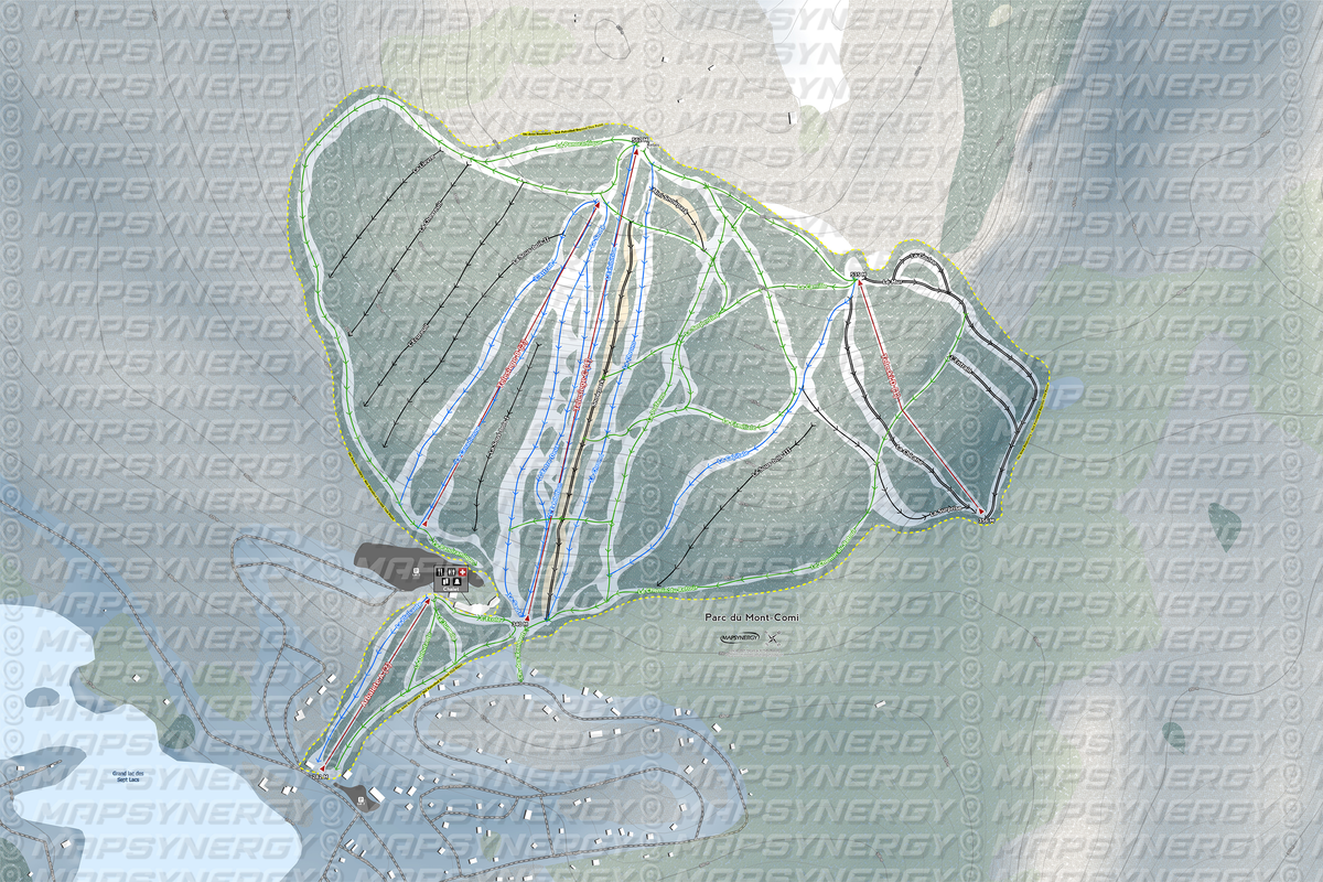 Parc Du Mont-Comi trail map