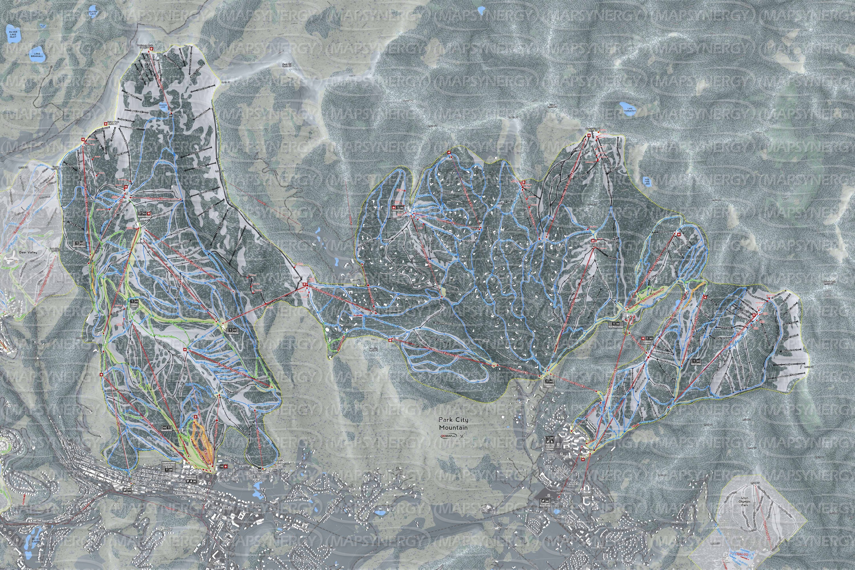Park City trail map