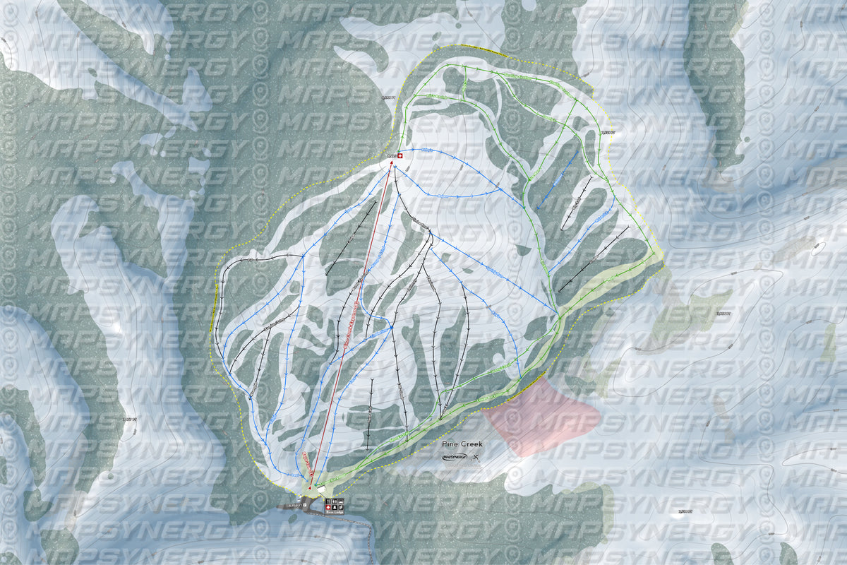 Pine Creek trail map
