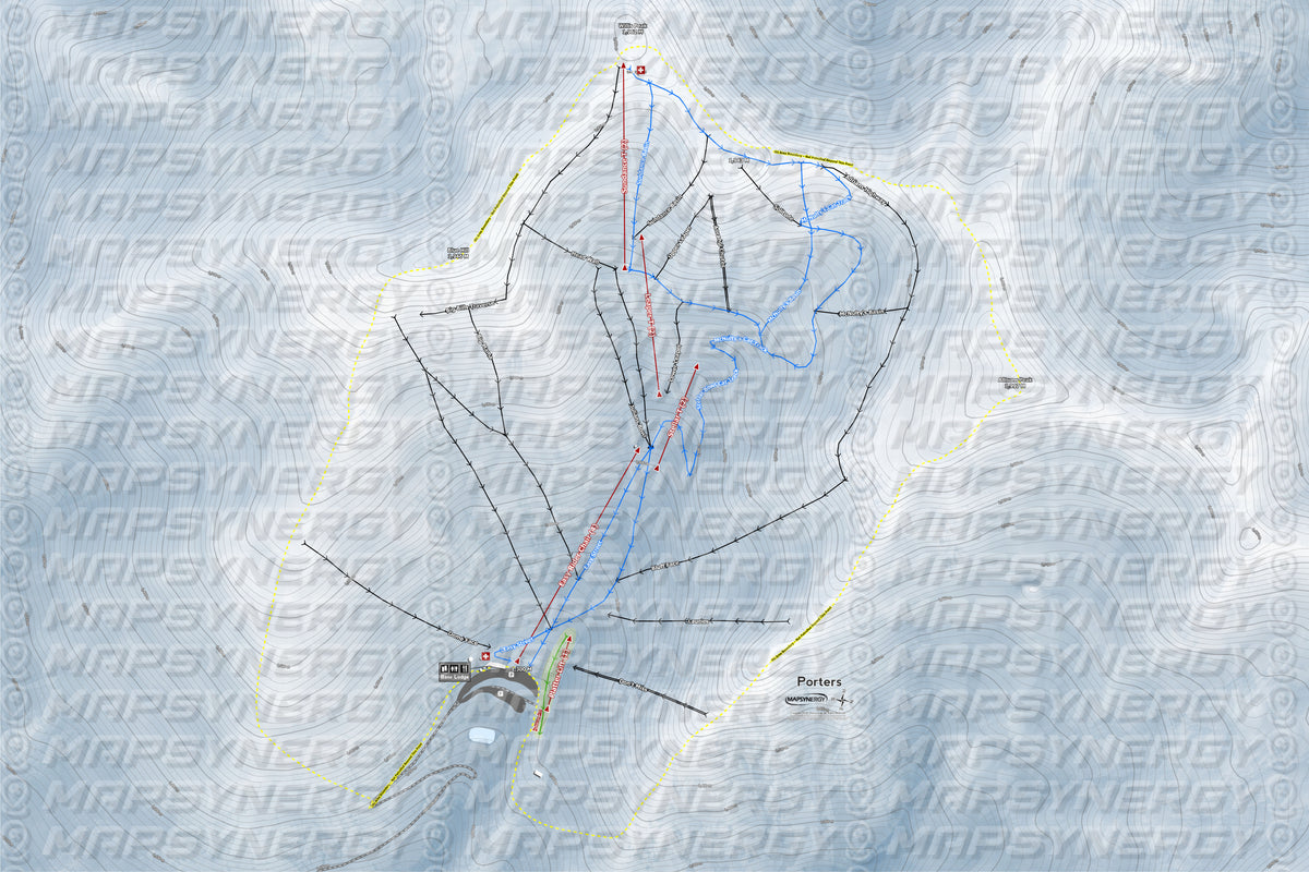 Porters trail map