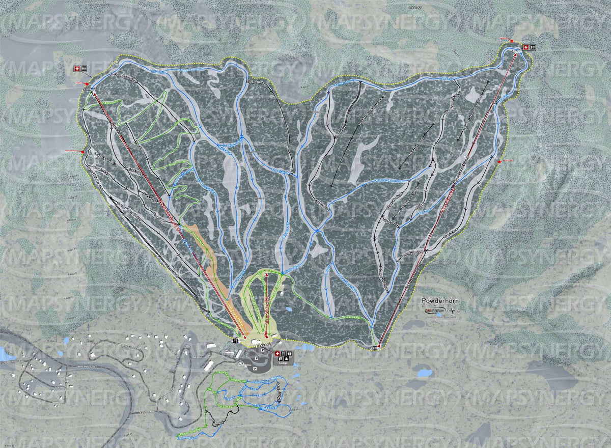 Powderhorn trail map