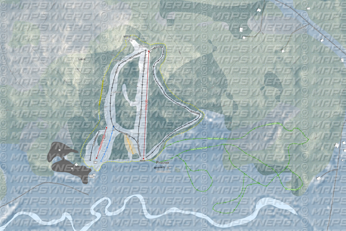 Proctor trail map