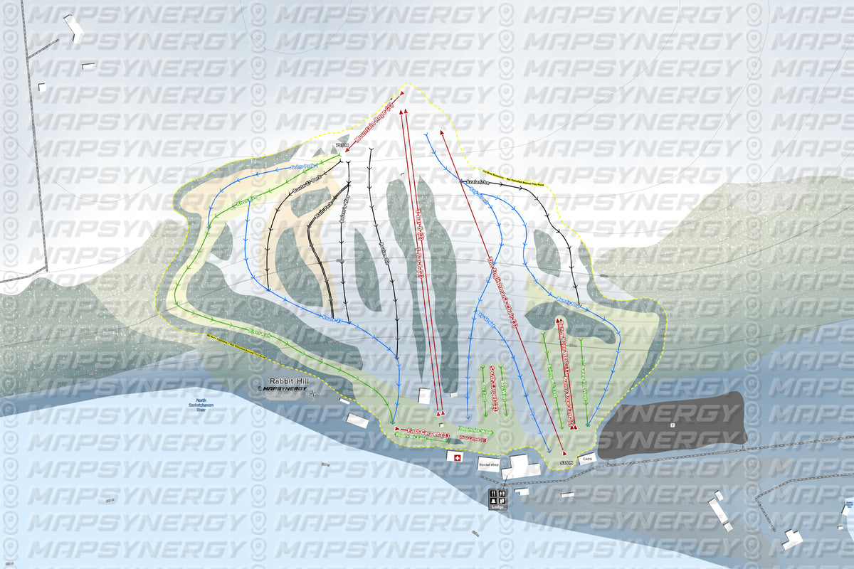 Rabbit Hill trail map